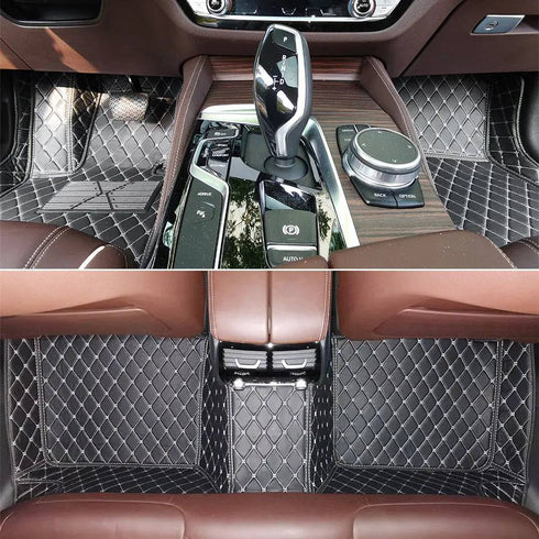 Tapis Voiture Sur Mesure  Avant & Arrière en 3D avec Logo Personnalisé